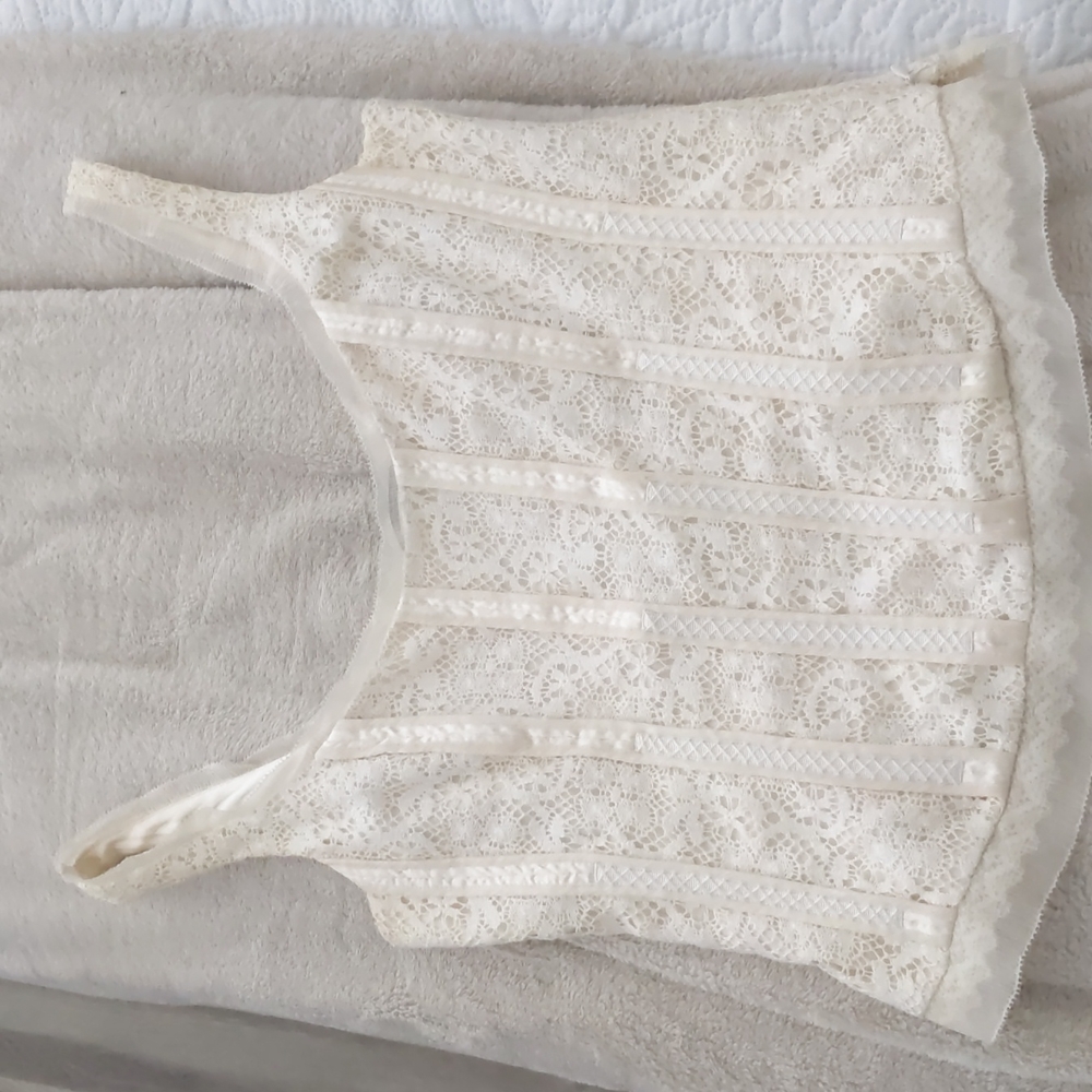 Elie Tahari Lacy Bodice/Camisole with Bone Inserts